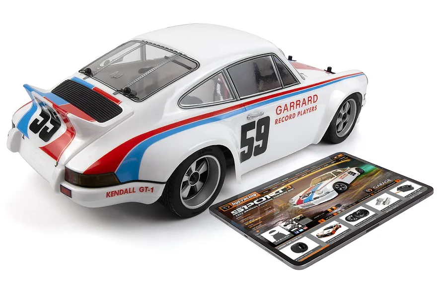 HPI Sport 3 1973 Porsche 911 Carrera RSR RC Car Electric 4WD 1/10 Scale RTR - White image 142647