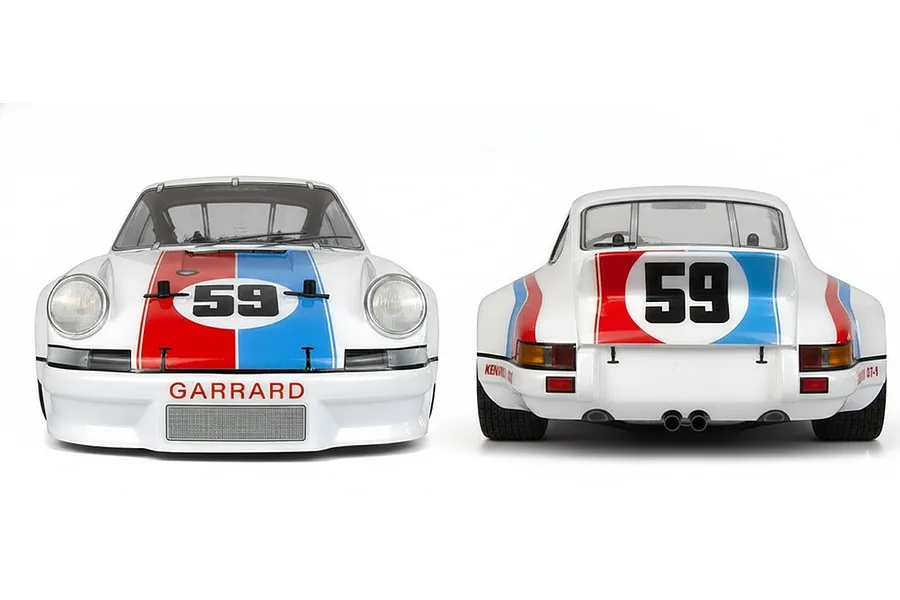 HPI Sport 3 1973 Porsche 911 Carrera RSR RC Car Electric 4WD 1/10 Scale RTR - White image 142649