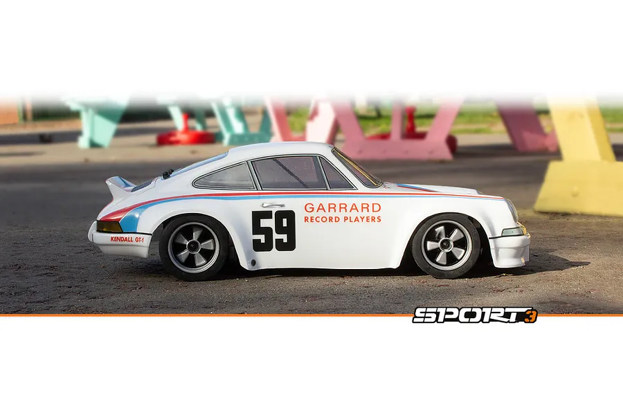 HPI Sport 3 1973 Porsche 911 Carrera RSR RC Car Electric 4WD 1/10 Scale RTR - White image 142662