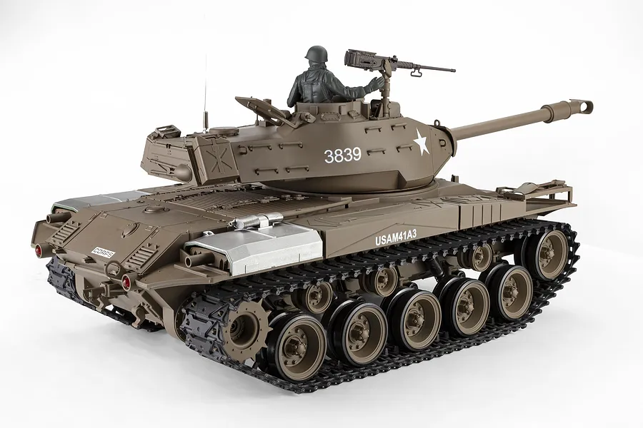 Heng Long USA M41 Walker Bulldog RC Tank Electric Tracked 1/16 Scale RTR image 142706