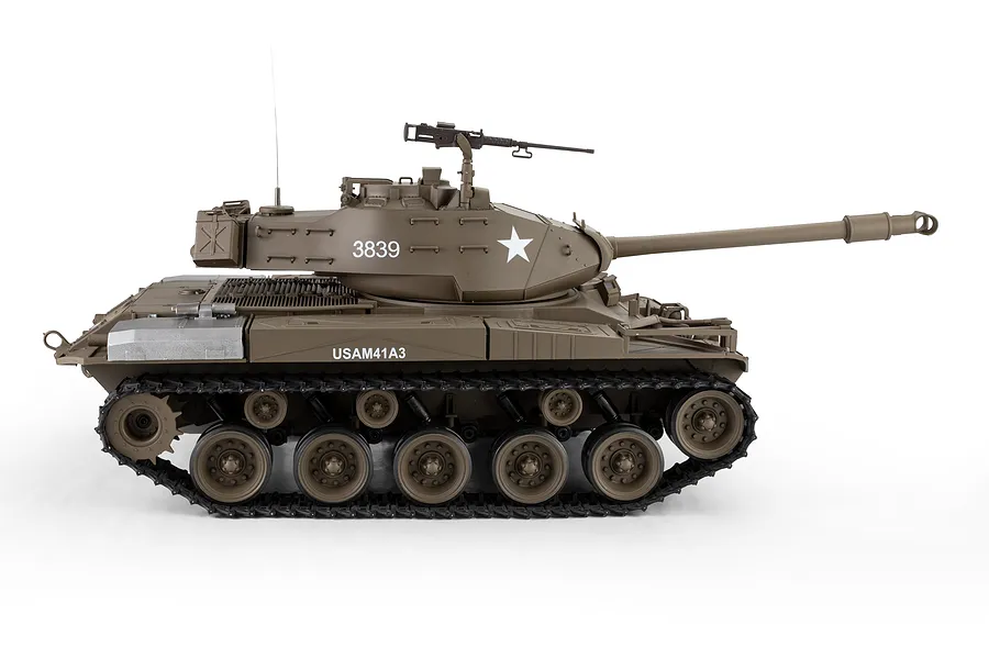 Heng Long USA M41 Walker Bulldog RC Tank Electric Tracked 1/16 Scale RTR image 142707