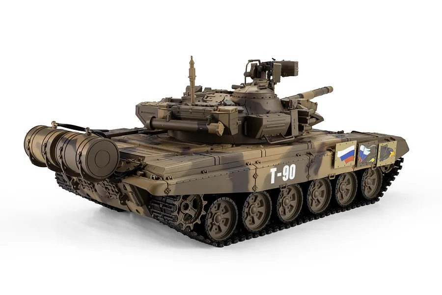 Heng Long Russian T-90 RC Tank Electric Tracked 1/16 Scale RTR image 142715