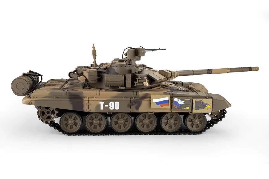 Heng Long Russian T-90 RC Tank Electric Tracked 1/16 Scale RTR image 142716