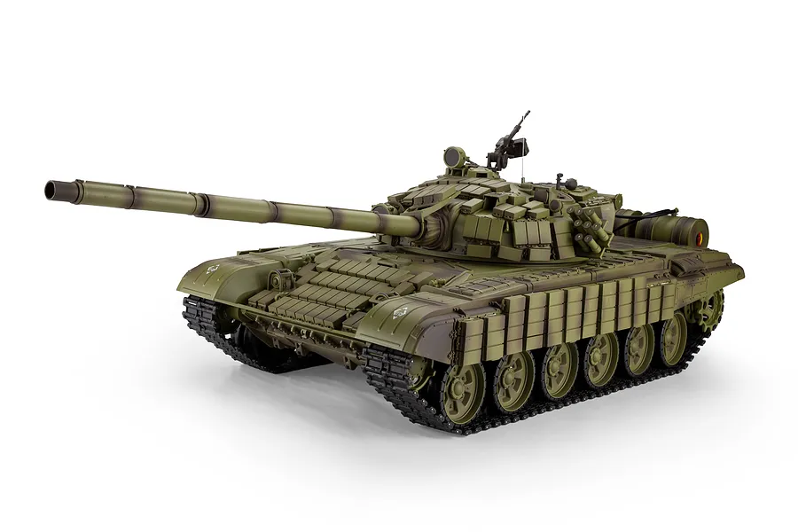 Heng Long Russian T-72 RTR RC Main Battle Tank Electric Tracked 1/16 Scale RTR image 142725