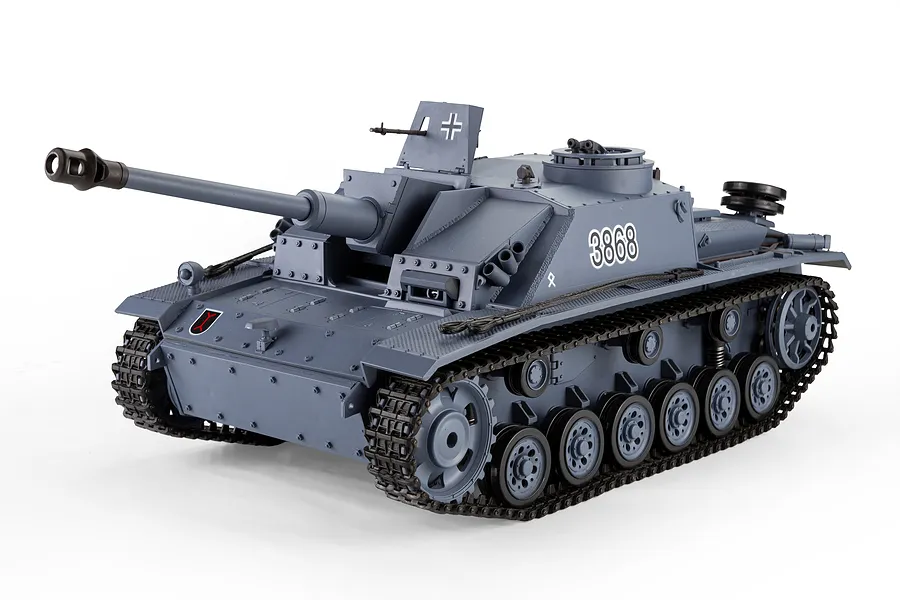 Heng Long German StuG III Ausf. &amp;quot;Sturmgeschütz&amp;quot; (F8 Type) RC Tank Electric Tracked 1/16 Scale RTR image 142789