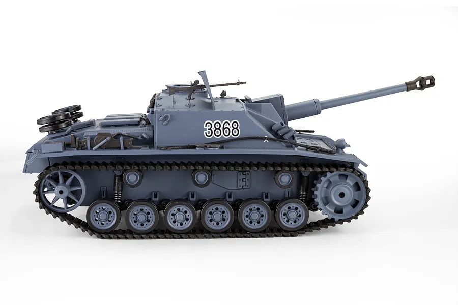 Heng Long German StuG III Ausf. &amp;quot;Sturmgeschütz&amp;quot; (F8 Type) RC Tank Electric Tracked 1/16 Scale RTR image 142791