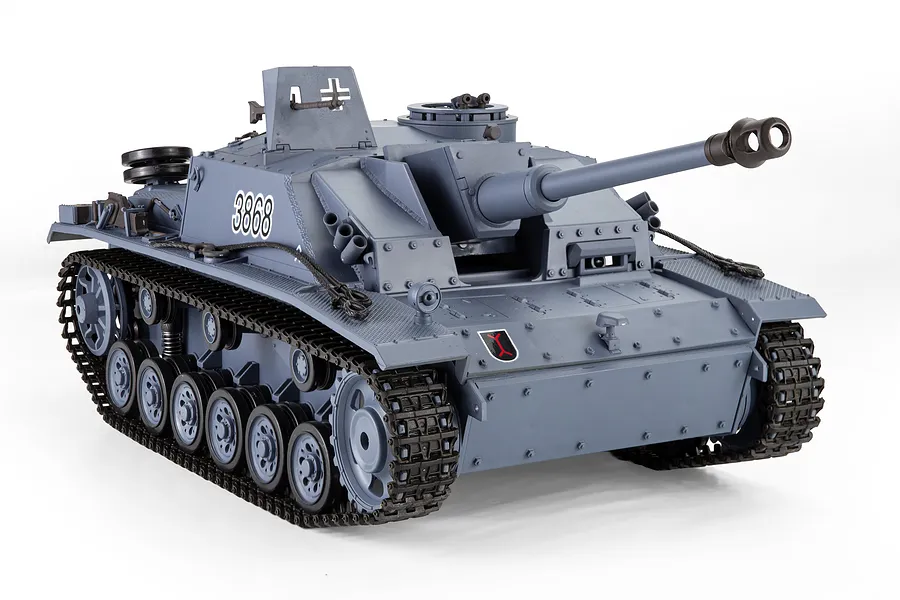 Heng Long German StuG III Ausf. &amp;quot;Sturmgeschütz&amp;quot; (F8 Type) RC Tank Electric Tracked 1/16 Scale RTR image 142792
