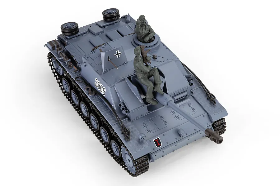 Heng Long German StuG III Ausf. &amp;quot;Sturmgeschütz&amp;quot; (F8 Type) RC Tank Electric Tracked 1/16 Scale RTR image 142793