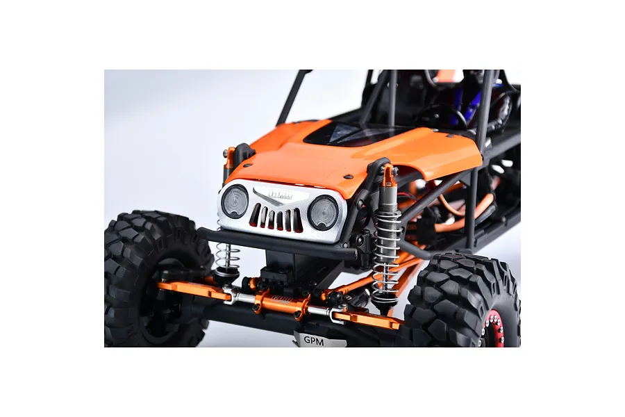 GPM Aluminium Front Bumper with LED Lights - Silver image 2