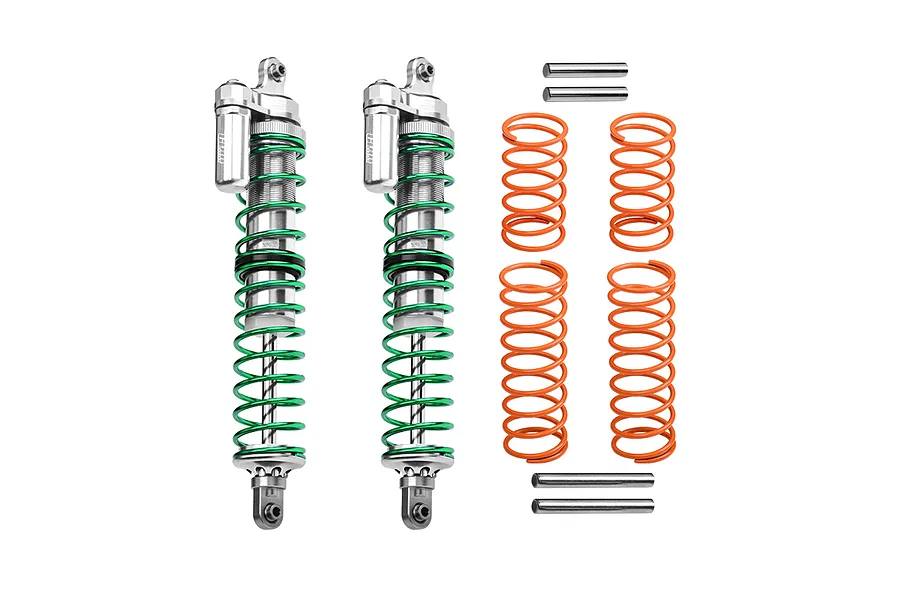 GPM Aluminium Adjustable Piggyback Shocks 2Pcs - Silver image 142848