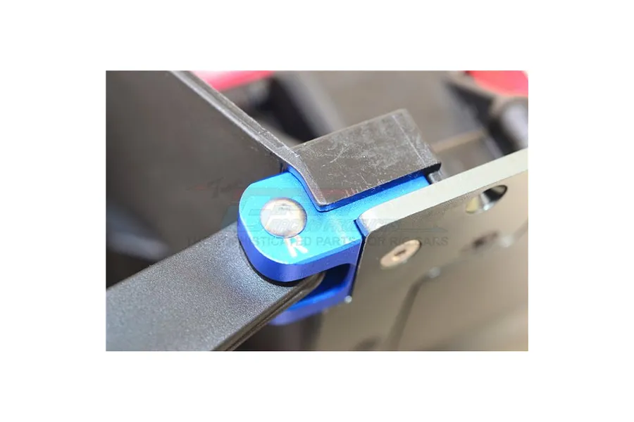 GPM Aluminium Rear Lower Suspension Link Mounts 2Pcs -  Orange image 3