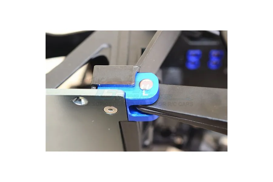 GPM Aluminium Rear Lower Suspension Link Mounts 2Pcs -  Orange image 4