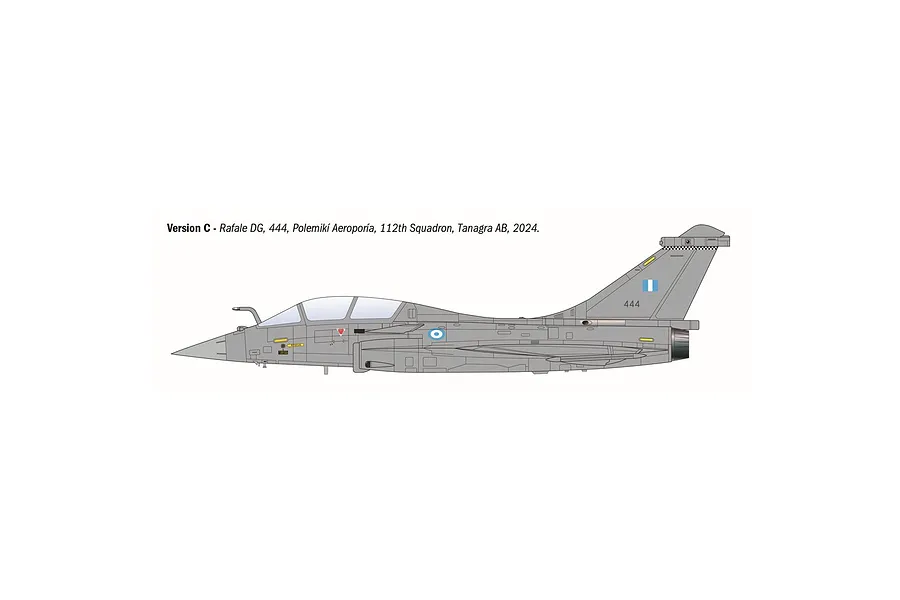 Italeri 1/72 Rafale B Jet Scaled Plastic Model Kit image 5