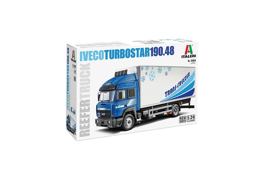 Italeri 1/24 Iveco Turbostar 190.48 Special Reefer Truck Scaled Plastic Model Kit image 142989