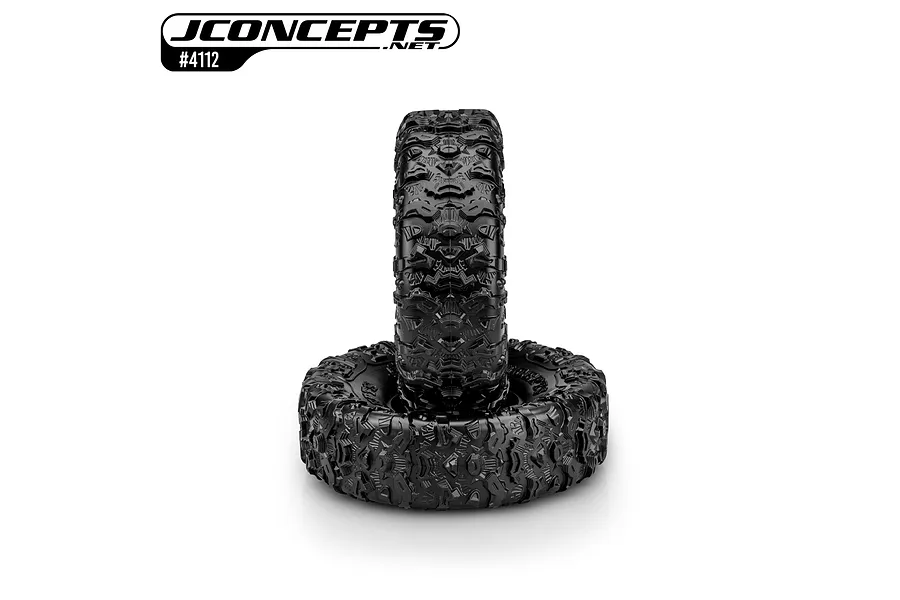 JConcepts 2.2&amp;quot; Megalithic Sticky (Green Compound) Crawler Tyres with Foam Inserts 2Pcs image 142994