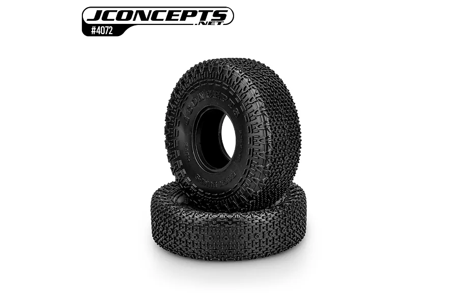JConcepts 2.2&amp;quot; Rock Bumps Sticky (Green Compound) Crawler Tyres with Foam Inserts 2Pcs image 142996