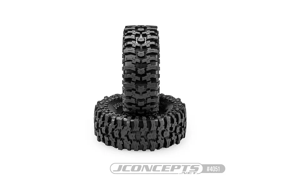 JConcepts 2.2&amp;quot; Tusk Super Soft (Green Compound) Crawler Tyres with Foam Inserts 2Pcs image 143009