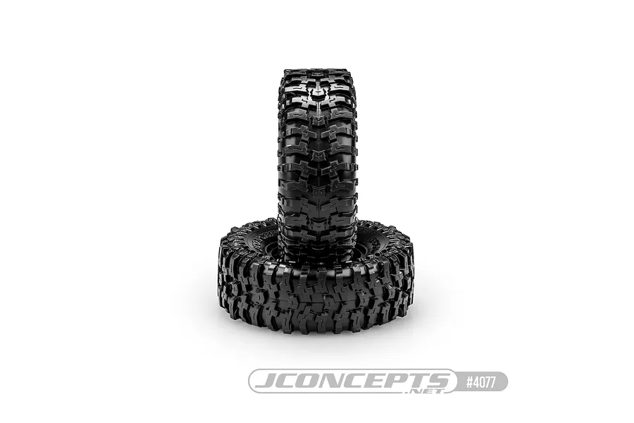 JConcepts 1.9&amp;quot; Tusk Super Soft (Green Compound) Class 1 Crawler Tyres with Foam Inserts 2Pcs image 143016