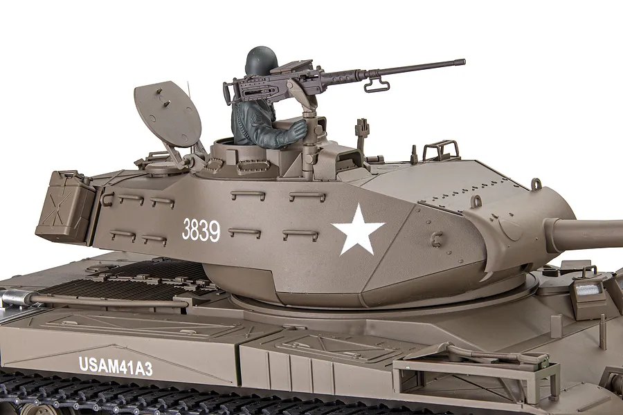Heng Long USA M41 Walker Bulldog RC Tank Electric Tracked 1/16 Scale RTR image 143024