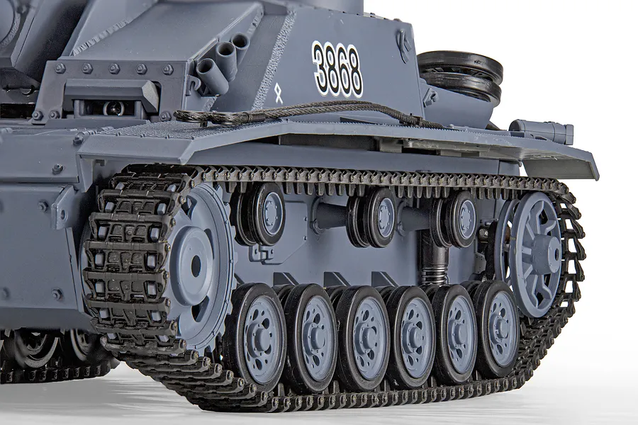 Heng Long German StuG III Ausf. &amp;quot;Sturmgeschütz&amp;quot; (F8 Type) RC Tank Electric Tracked 1/16 Scale RTR image 143062
