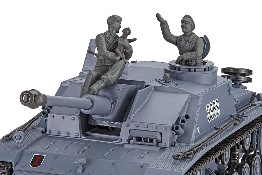 Heng Long German StuG III Ausf. &amp;quot;Sturmgeschütz&amp;quot; (F8 Type) RC Tank Electric Tracked 1/16 Scale RTR image 143063