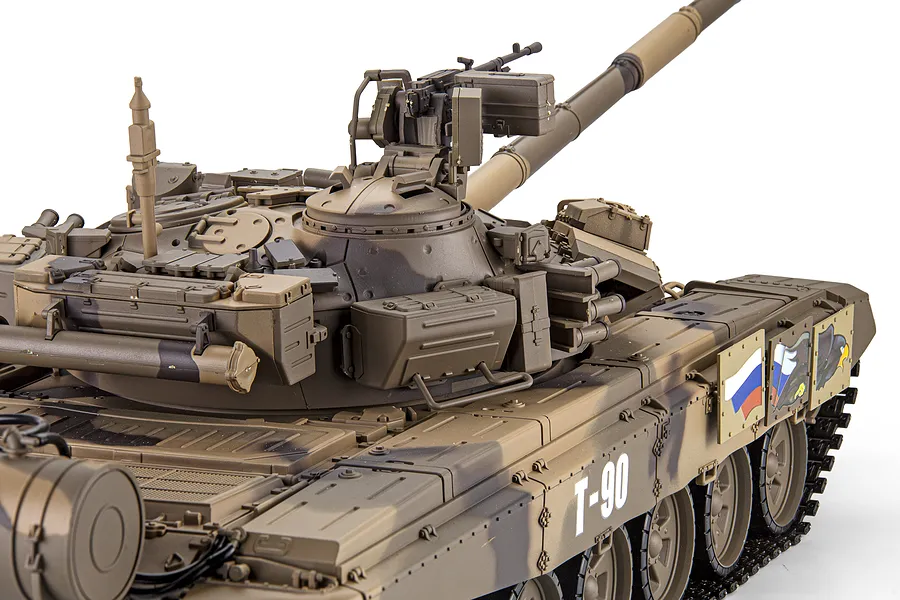 Heng Long Russian T-90 RC Tank Electric Tracked 1/16 Scale RTR image 143079