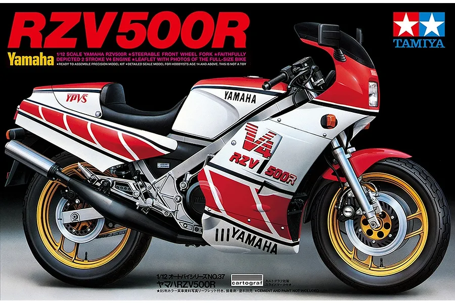 Tamiya 1/12 Yamaha RZV500R Motorcycle Scaled Plastic Model Kit image 143098