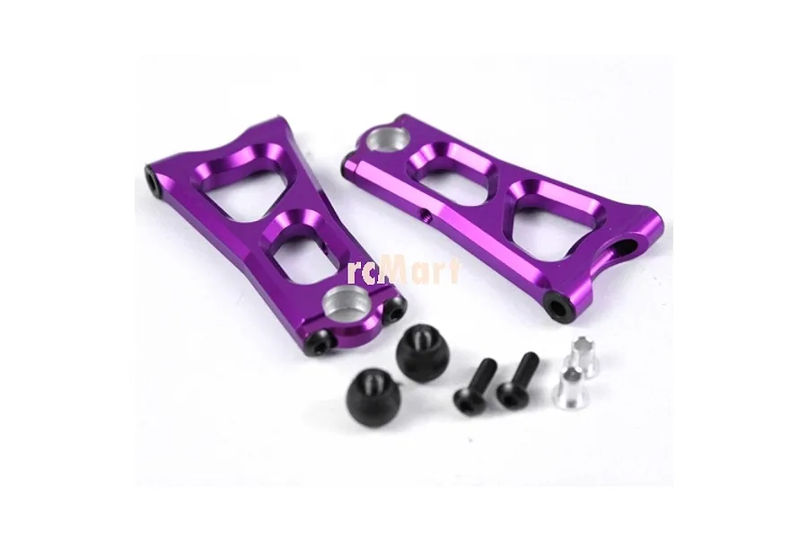 Yeah Racing Aluminium Front Lower Suspension Arms 2Pcs - Purple image 143149