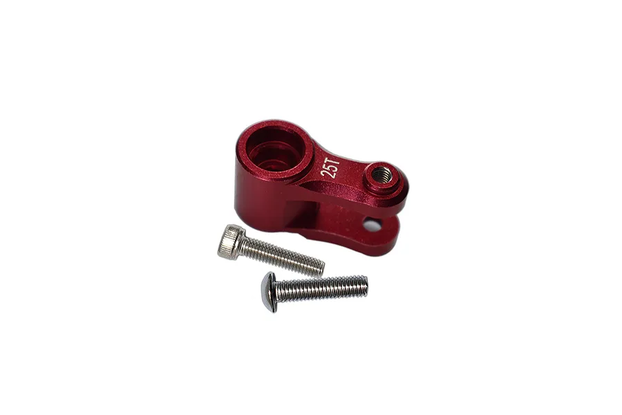 GPM Aluminium 25T Servo Horn - Red image 143170