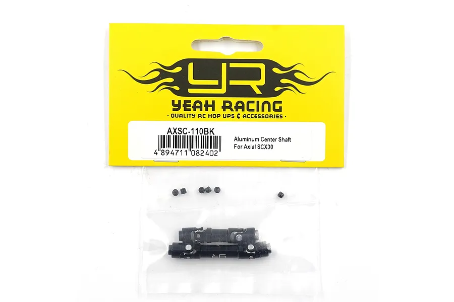 Yeah Racing 1/30 Aluminium Centre Driveshafts 2Pcs - Black image 3