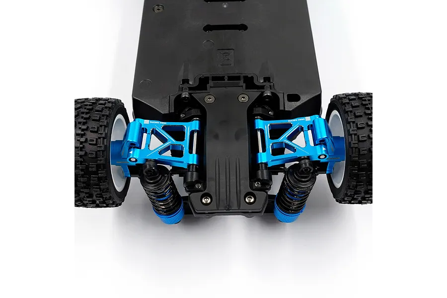 Yeah Racing Aluminium Rear Suspension Arms 2Pcs - Blue image 2