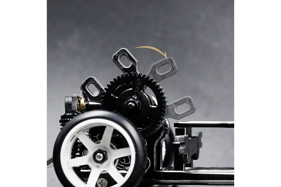 Onisiki Nekomata RC Drift Car Electric RWD 1/24 - 1/27 Adjustable Scale ARTR Kit image 143281