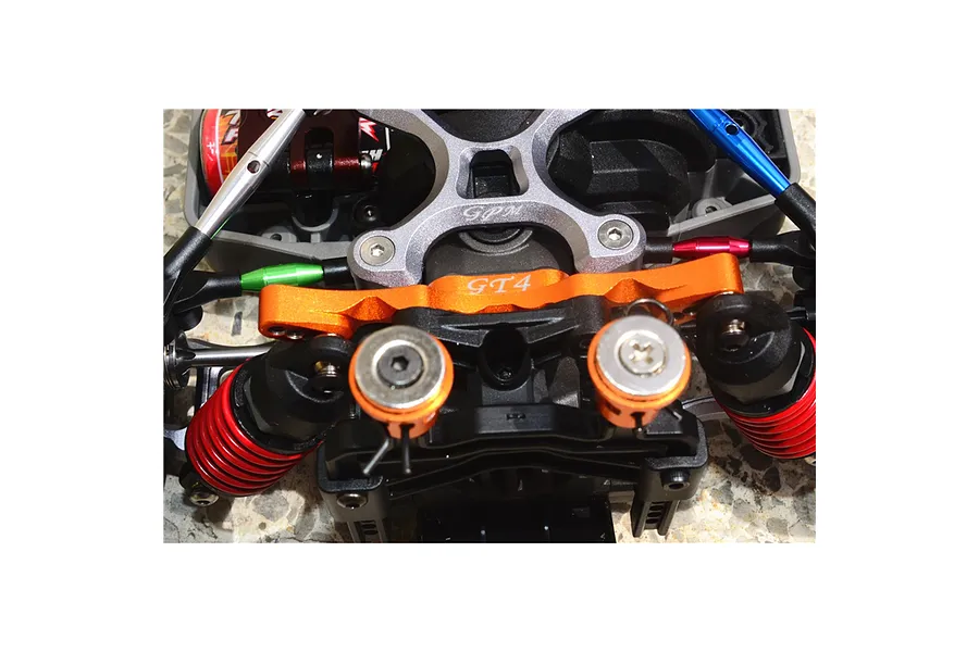 GPM Blue Aluminium Rear Shock Tower image 3
