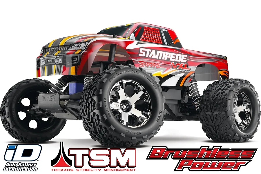 Traxxas Stampede VXL RC Truck Electric Brushless 2WD 1/10 Scale RTR image 14355