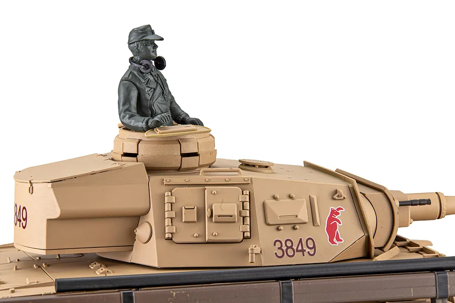 Heng Long German Panzer III Type H RC Tank Electric Tracked 1/16 Scale RTR image 143619