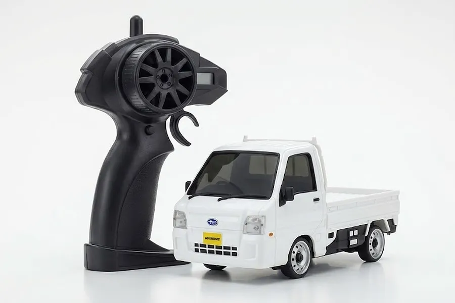 Kyosho First Mini-Z Subaru Sambar RC Car Electric 2WD 1/28 RTR - White image 143749