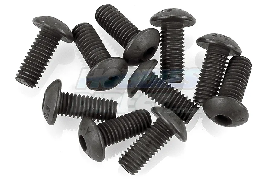Rovan 5x12mm Fine Thread Button Head Screws 10Pcs image 14377
