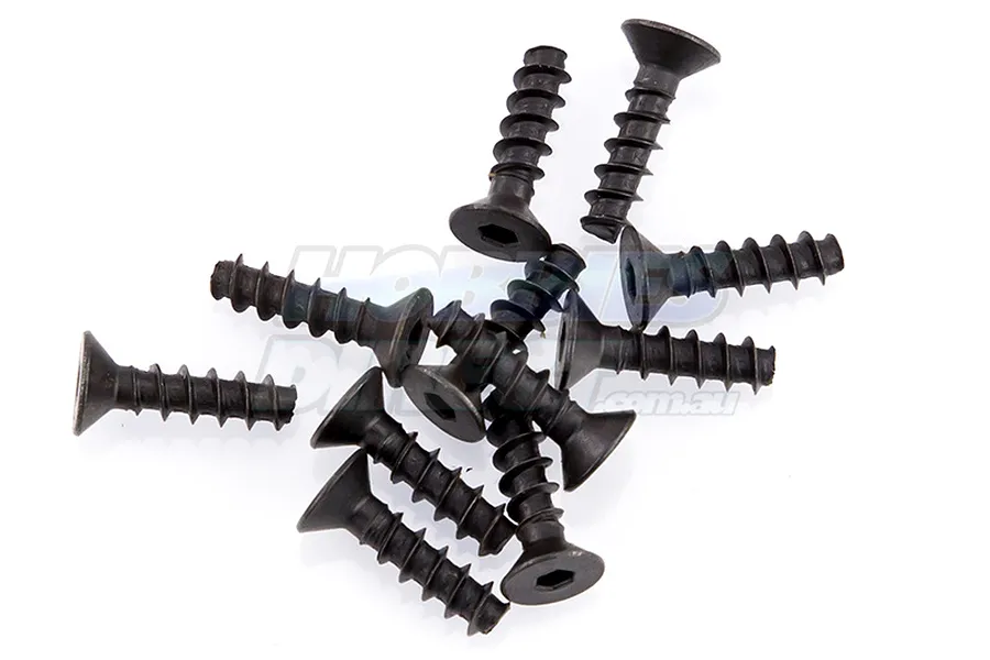 Rovan 4x15mm Coarse Thread Coutersunk Head Screws 10Pcs image 14378