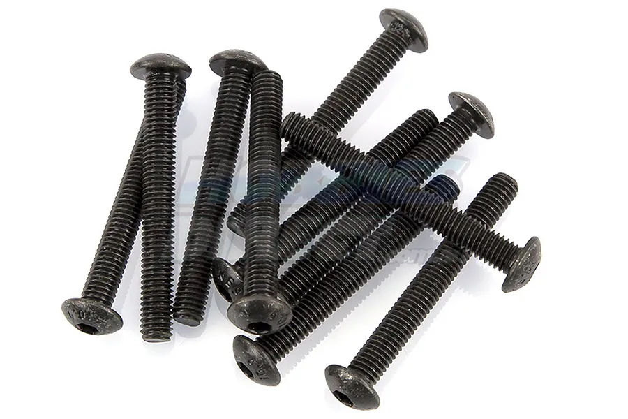 Rovan 5x40mm Fine Thread Button Head Screws 10Pcs image 14380