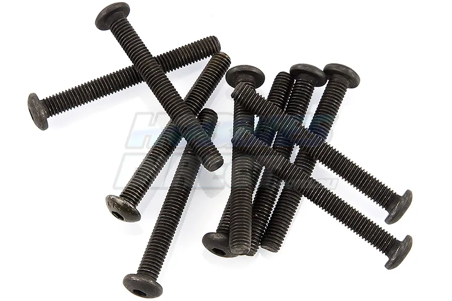 Rovan 5x45mm Fine Thread Button Head Screws 10Pcs image 1