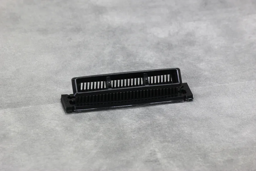 A black Pandora RC A-Type Turbo Duct accessory for 1/10 scale RC car bodies, shown against a grey background.