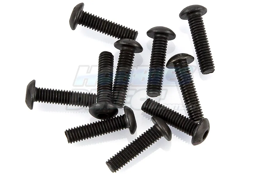 Rovan 4x16mm Fine Thread Button Head Screws 10Pcs image 14386