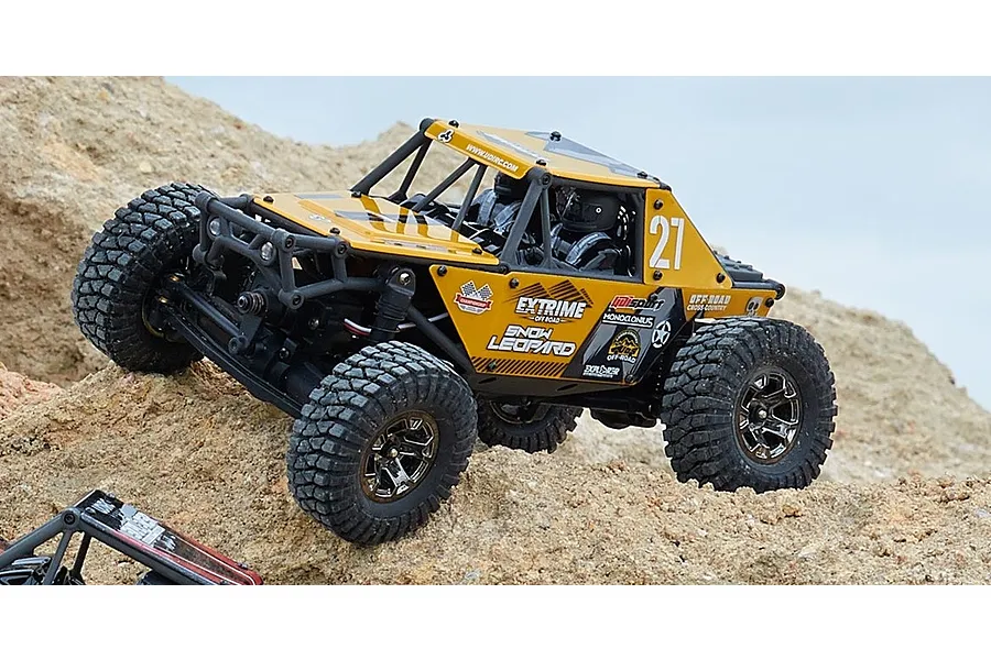 UDI UCX24 Snow Leopard RC Rock Crawler Electric Brushless 4WD 1/24 Scale RTR - Yellow image 143914