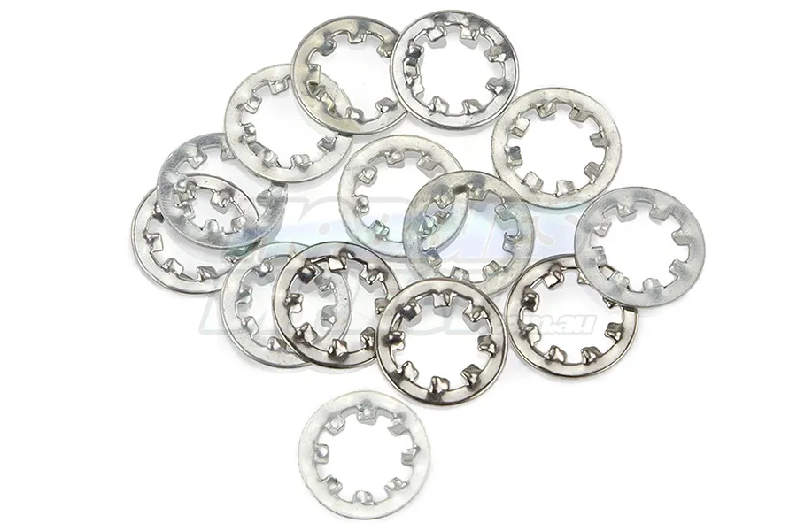 Rovan 6x12x1mm Steel Locking Washers 15Pcs image 1