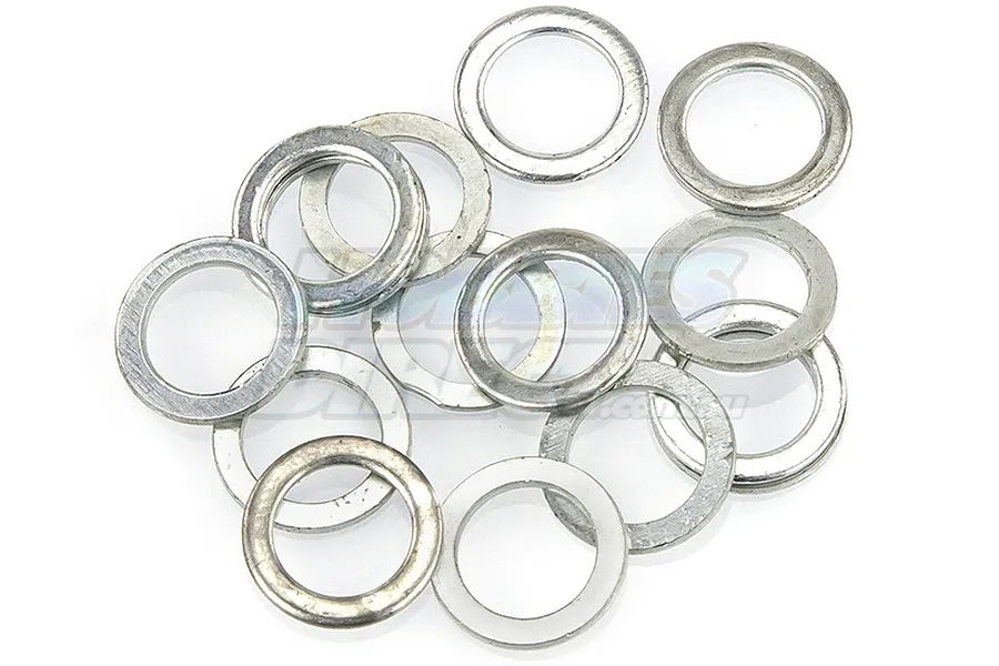 Rovan 8x12x0.8mm Steel Washers 15Pcs image 14398