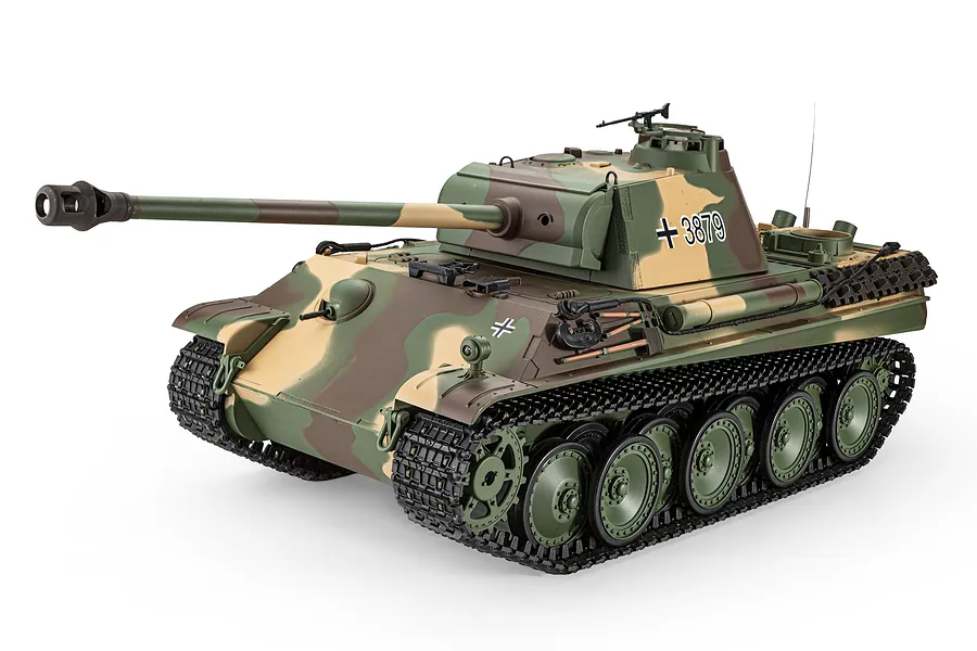 Heng Long German Panther Type G RC Tank Electric Tracked 1/16 Scale RTR image 144017