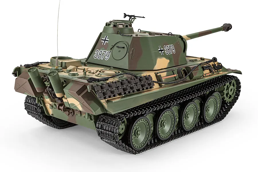 Heng Long German Panther Type G RC Tank Electric Tracked 1/16 Scale RTR image 144018