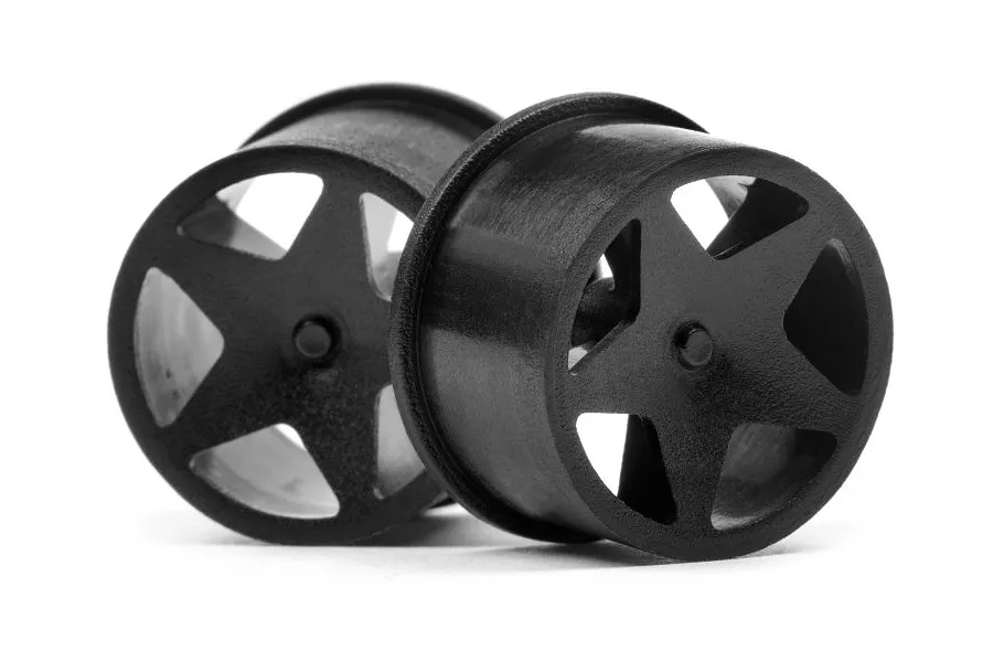 HPI 0.4&amp;quot; Q32 Super Star Black Rims Set image 14406