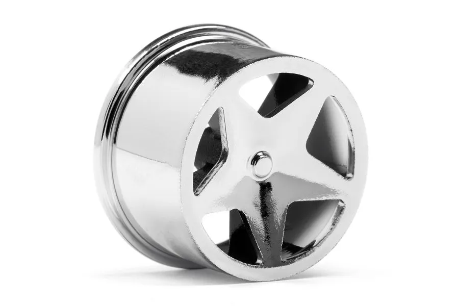 HPI 0.4&amp;quot; Q32 Super Star Chrome Rims Set image 14410