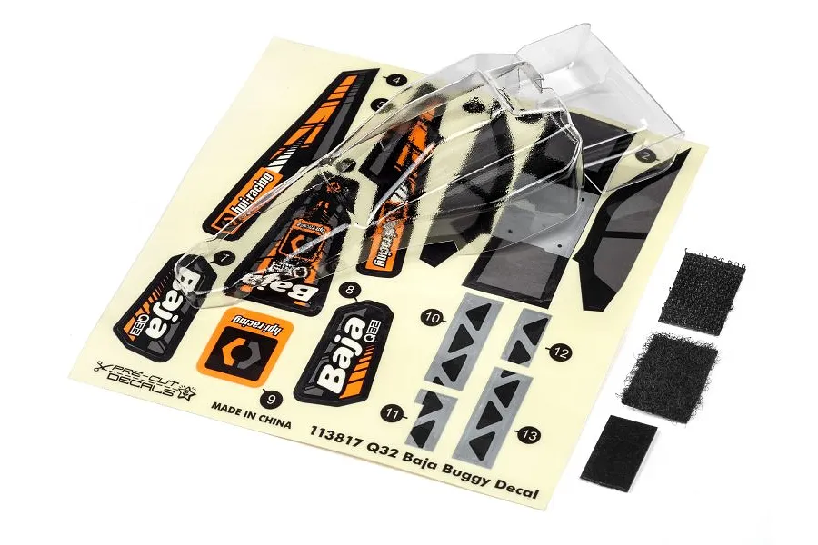 HPI Q32 Clear Unpainted Body Shell image 14415